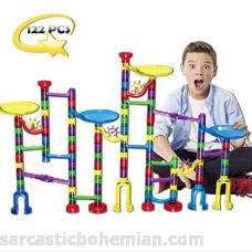 Mercury Nation Marble Run Set for Kids 122 Pcs Marble Game STEM Educational Construction Learning Toy Building Blocks for 4 5 6 7 + Kids Birthday Easter Gifts B07KKFL9YL